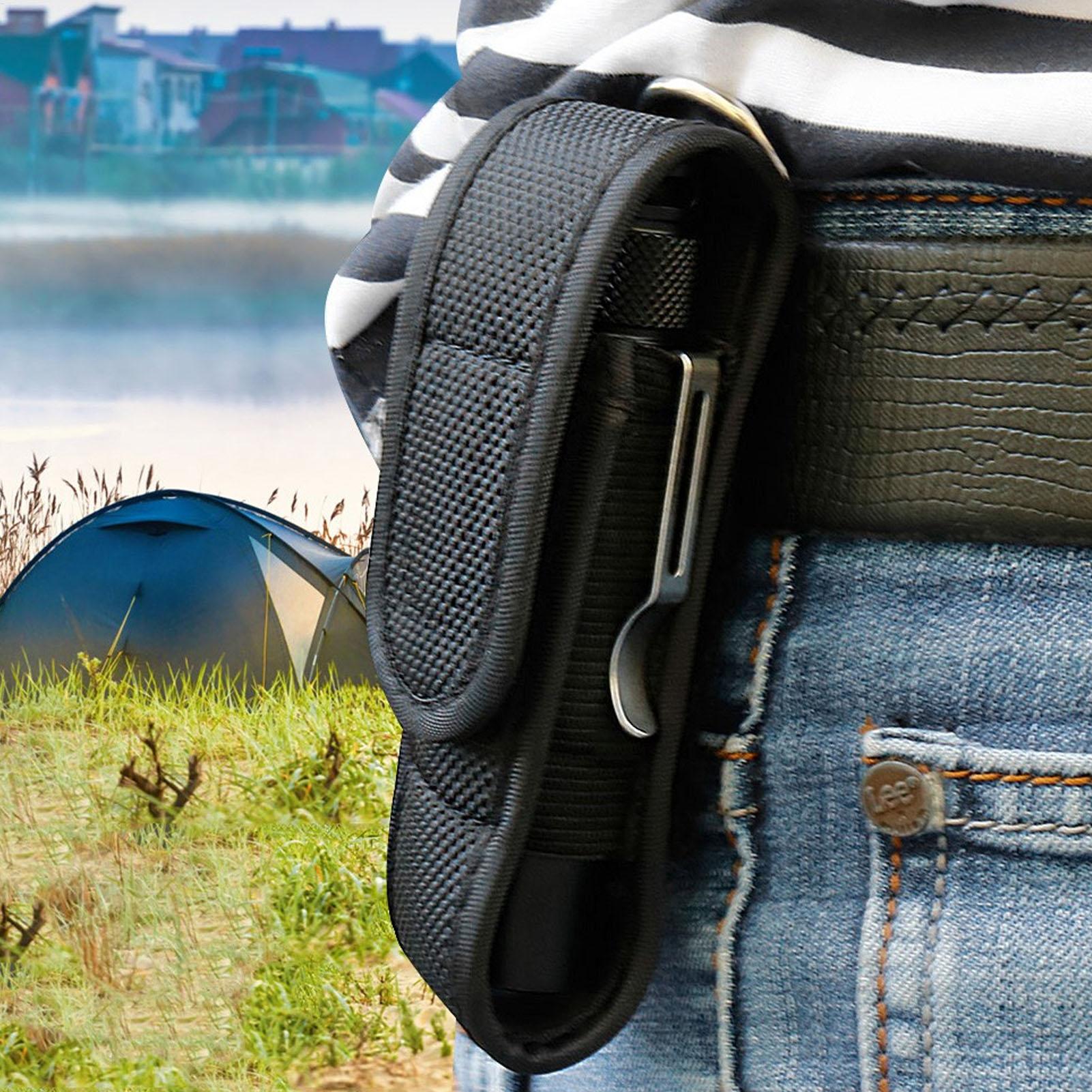 Outdoor Sport Gear - حافظة واقية لمصباح LED، حقيبة جلدية