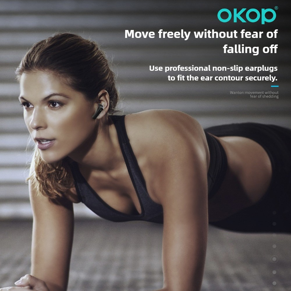 سماعة OKOP AI، سماعة بلوتوث لا - مراجعة Outdoor Sports Activities وسعره