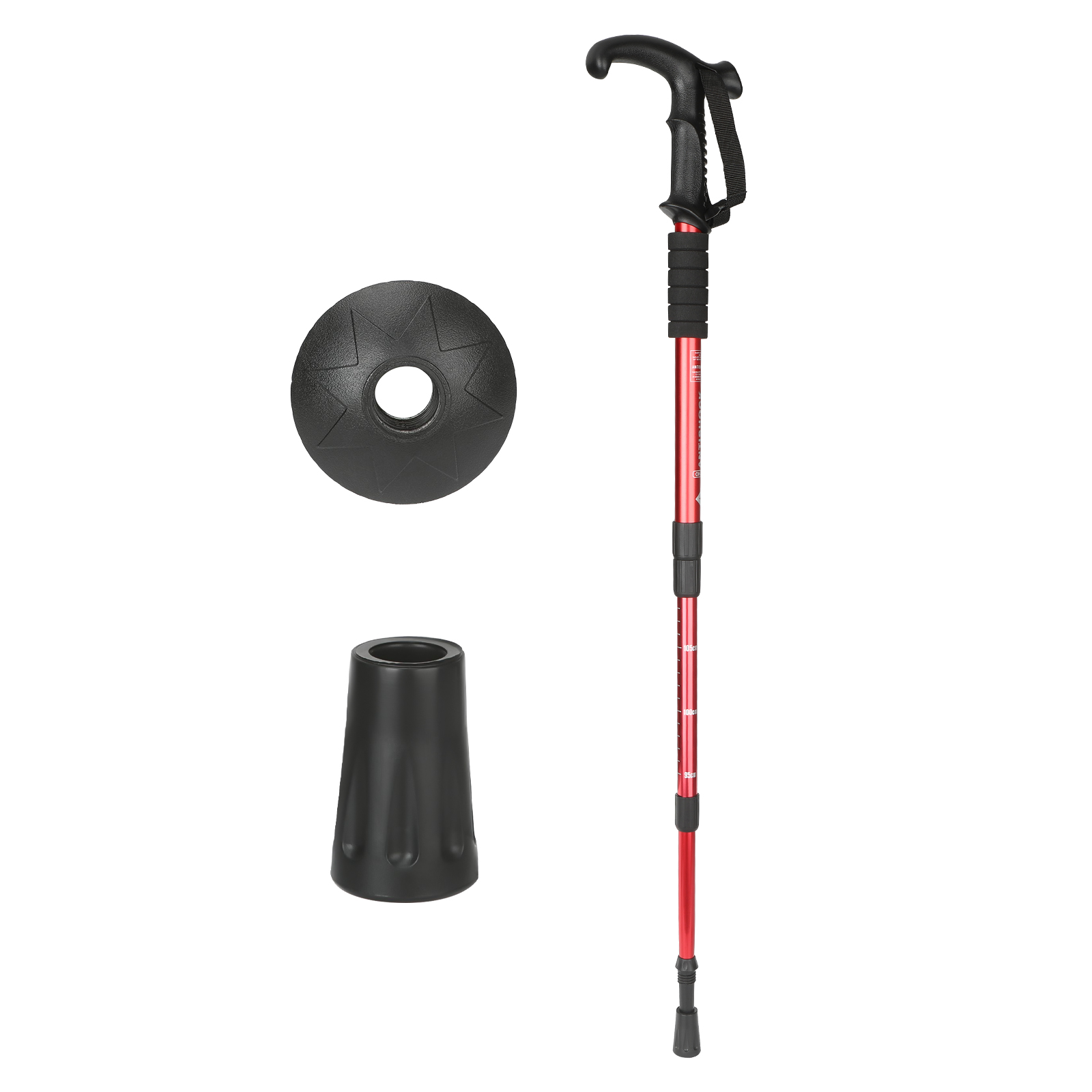 عصا مشي من سبائك الألومنيوم لل - مراجعة Outdoor Sport Climbing Gear وسعره