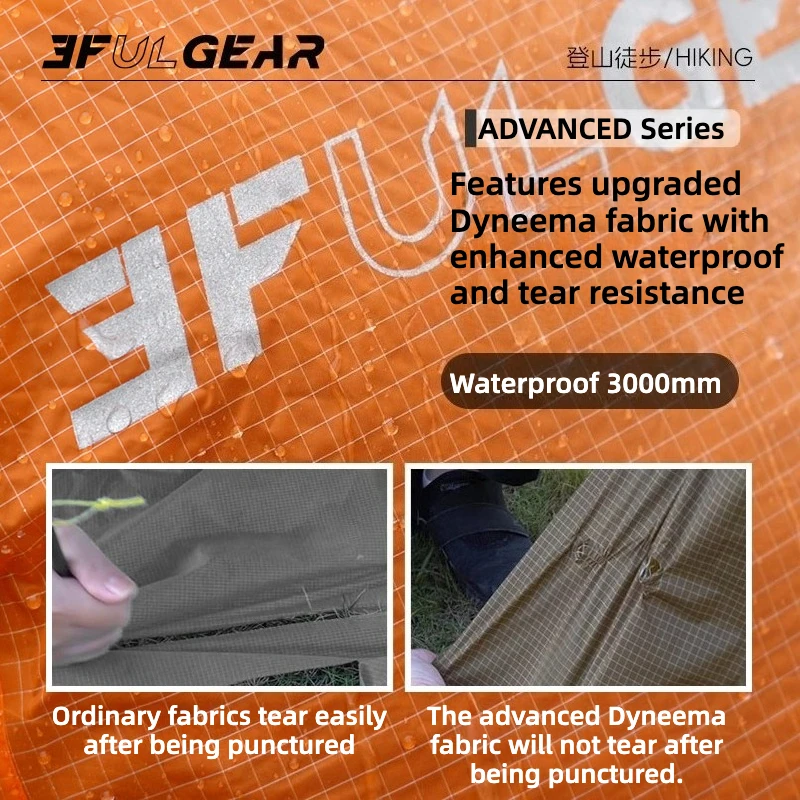 غطاء حقيبة ظهر 3F UL GEAR 20-8 - مراجعة Outdoor Sport Climbing Gear وسعره