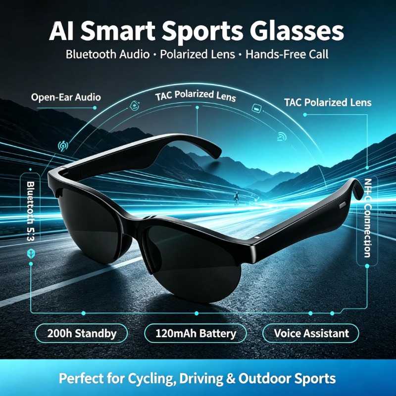 نظارات رياضية ذكية مع سماعات م - مراجعة Outdoor Sport Gear وسعره