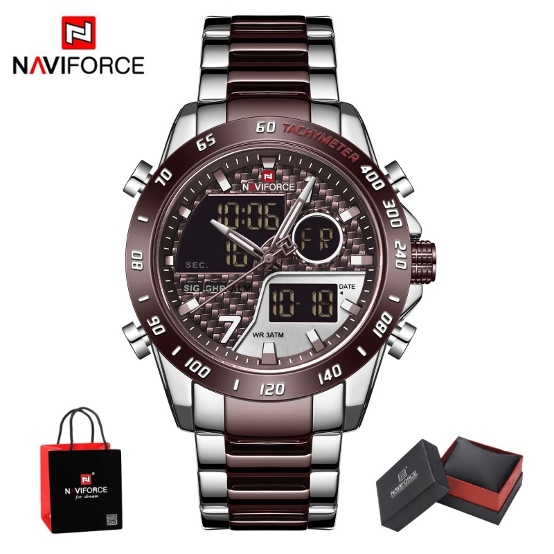 ساعة نافيفورس الجديدة للرجال،  - مراجعة Outdoor Sport Watch وسعره