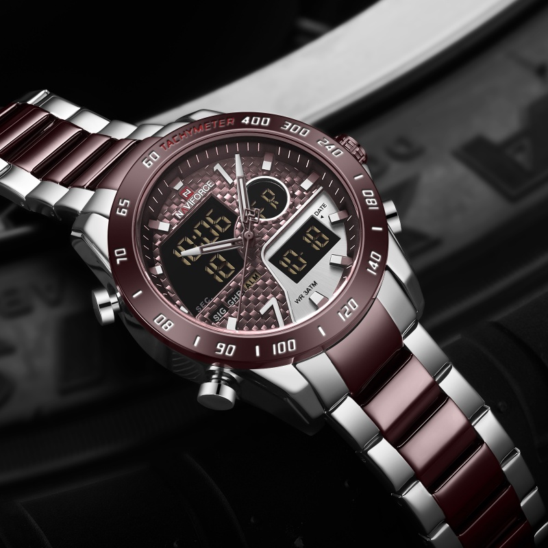 ساعة نافيفورس الجديدة للرجال،  - مراجعة Outdoor Sport Watch وسعره
