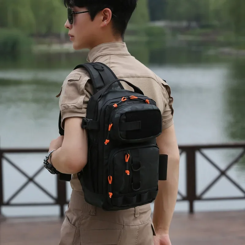 حقيبة صدر تكتيكية مموهة مقاومة - مراجعة Outdoor Sport Climbing Gear وسعره
